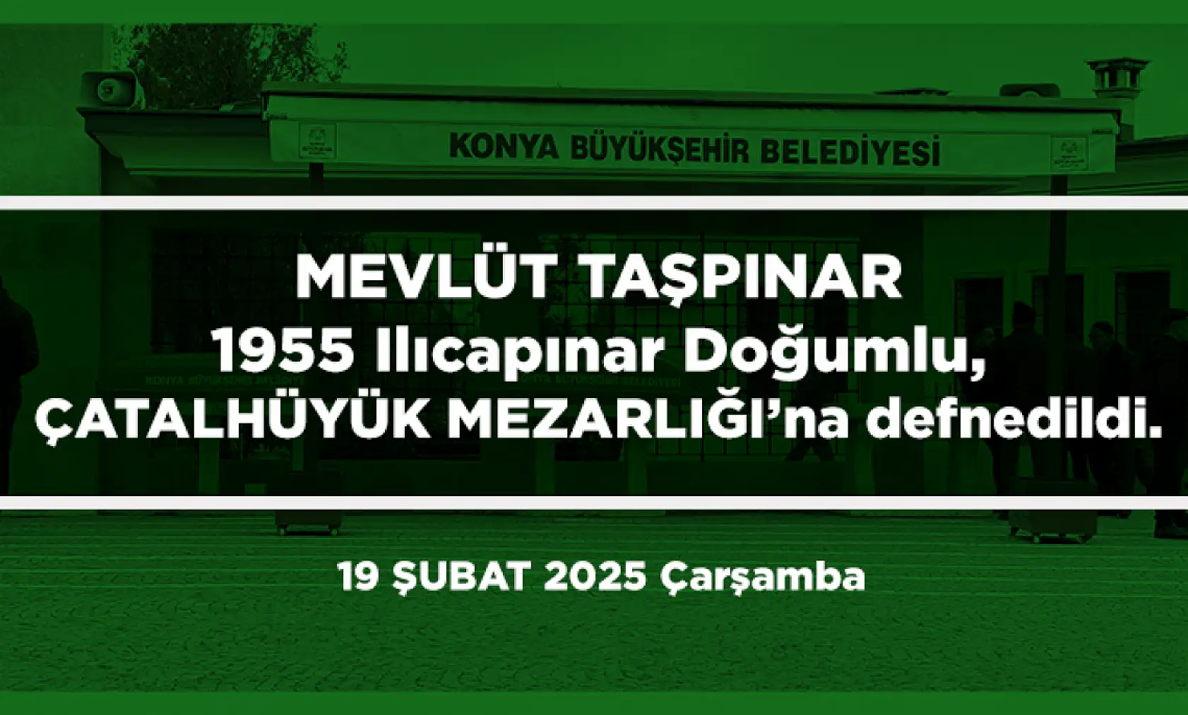 Konya'da Bugün 13 Kişi Toprağa Verildi