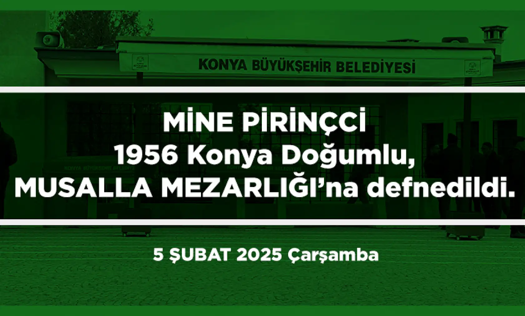 Konya'da Bugün 21 Kişi Toprağa Verildi (05 Şubat 2025)