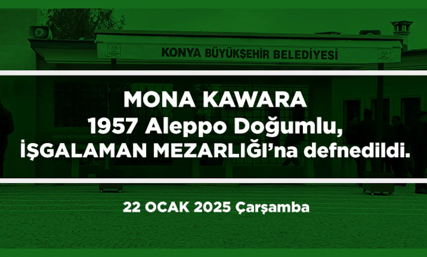 Konya'da Bugün 11 Kişi Son Yolculuğuna Uğurlandı (23 Ocak 2025)