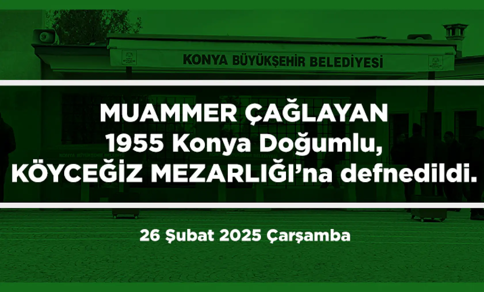 Konya'da Bugün 13 Kişi Toprağa Verildi