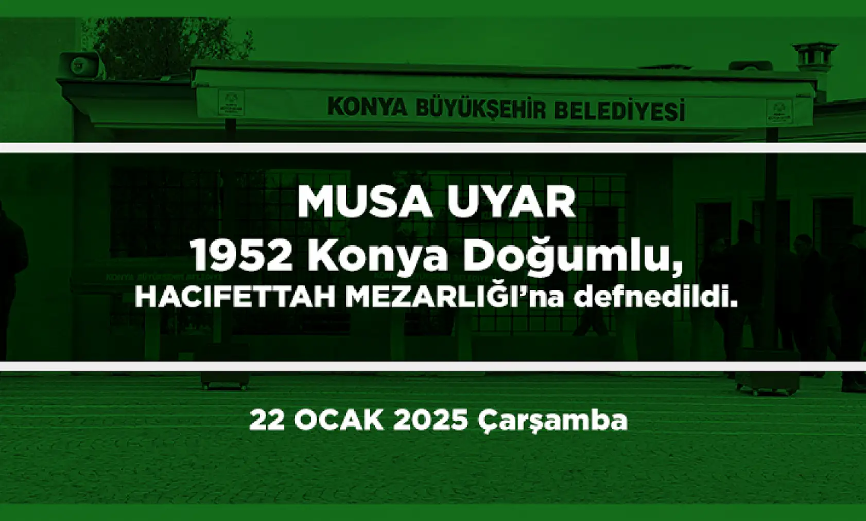 Konya'da Bugün 11 Kişi Son Yolculuğuna Uğurlandı (23 Ocak 2025)