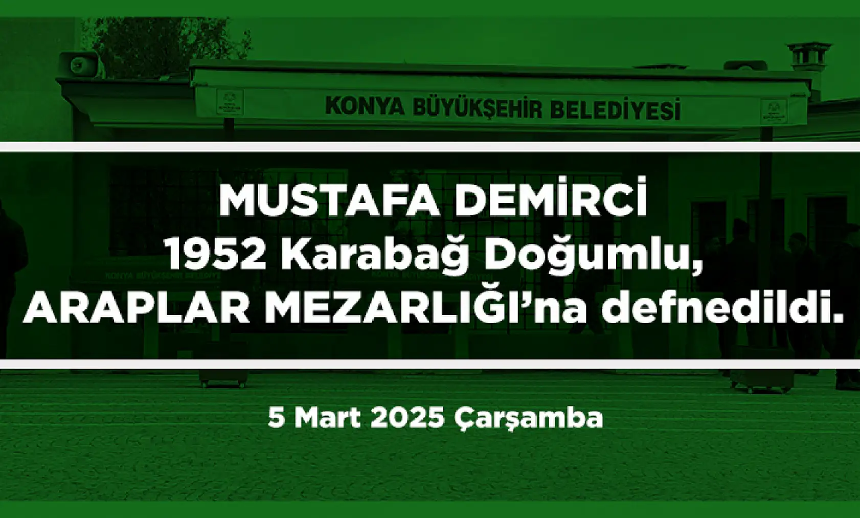 Konya'da Hayatını Kaybeden 26 kişi Bugün Toprağa Verildi