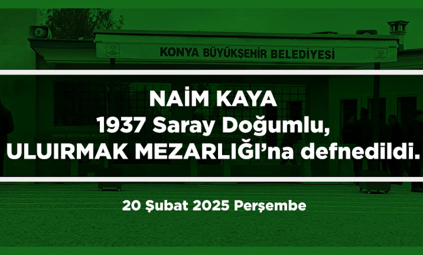 Konya'da Bugün 13 Kişi Toprağa Verildi
