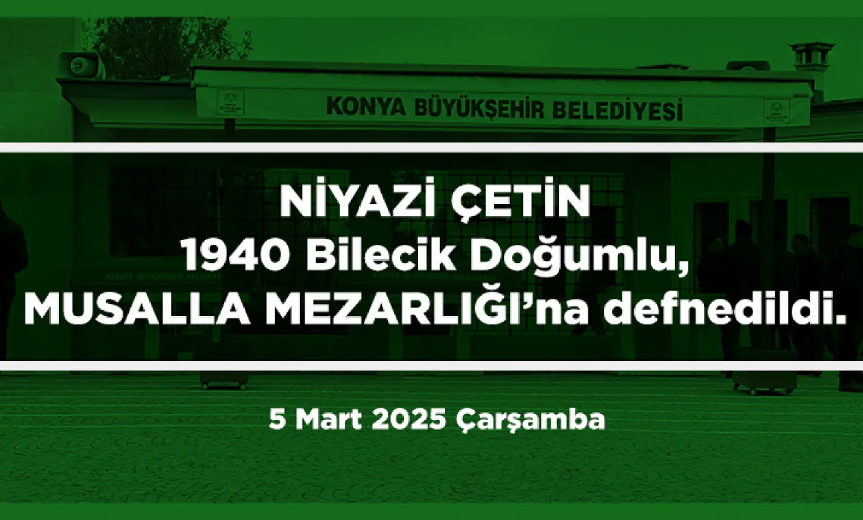 Konya'da Hayatını Kaybeden 26 kişi Bugün Toprağa Verildi