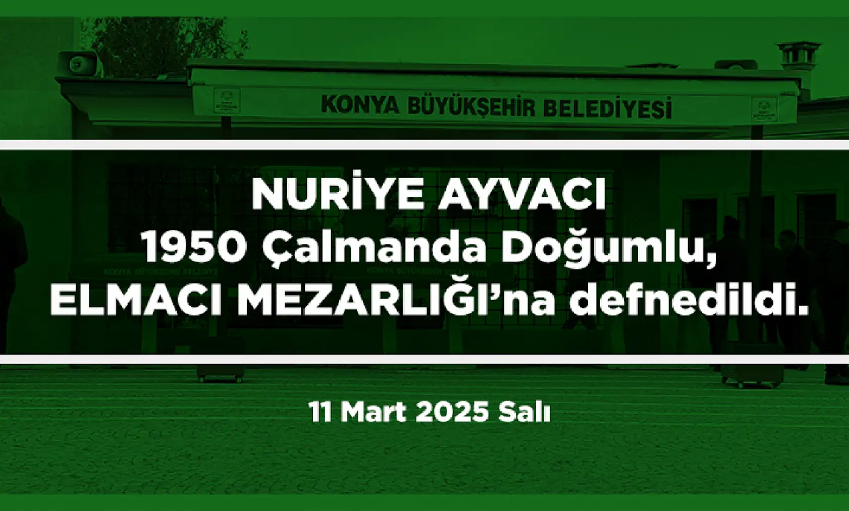 Konya'da Bugün 22 Kişi Toprağa Verildi