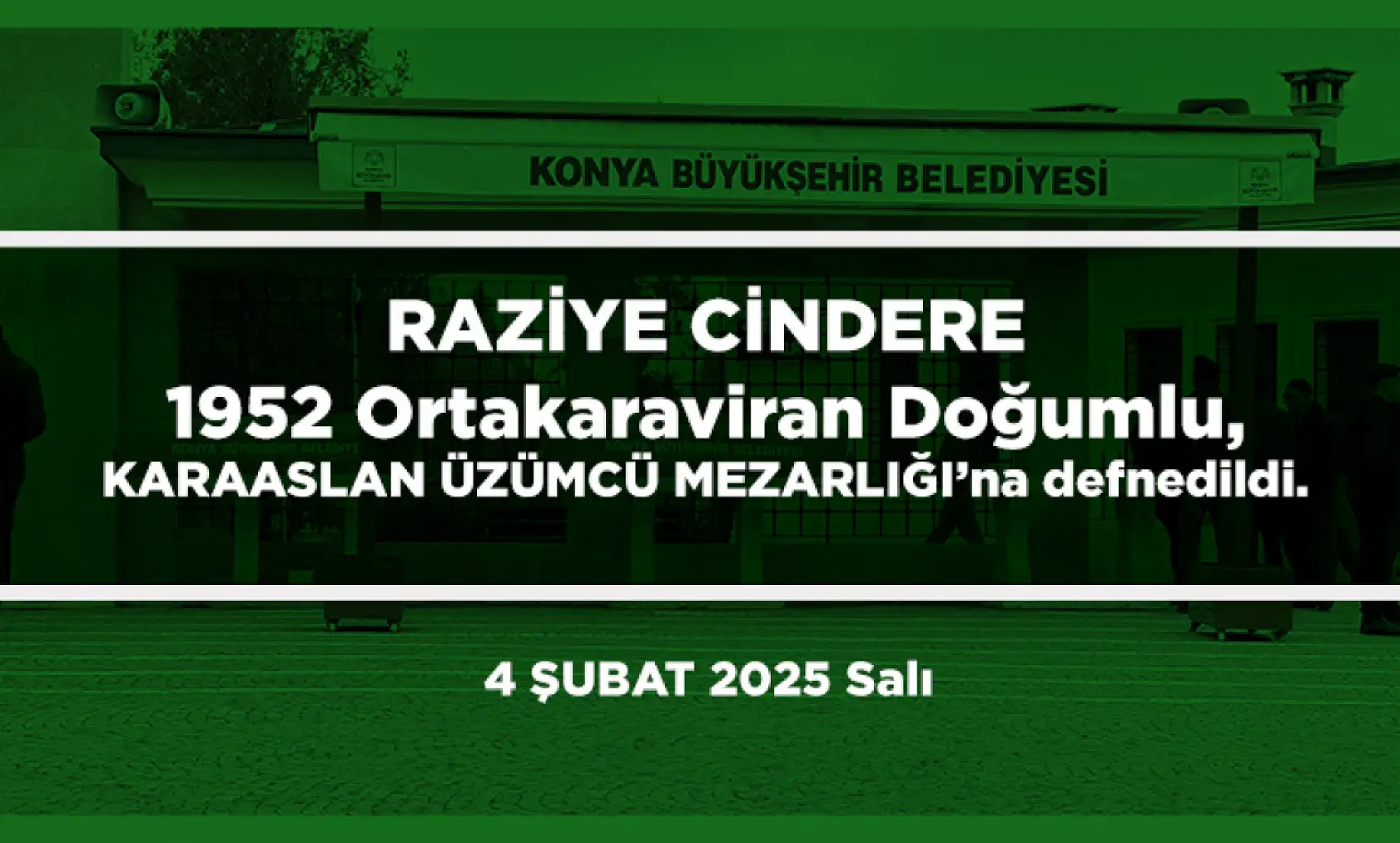 Konya'da Bugün 23 Kişi Toprağa Verildi (04 Şubat 2025)