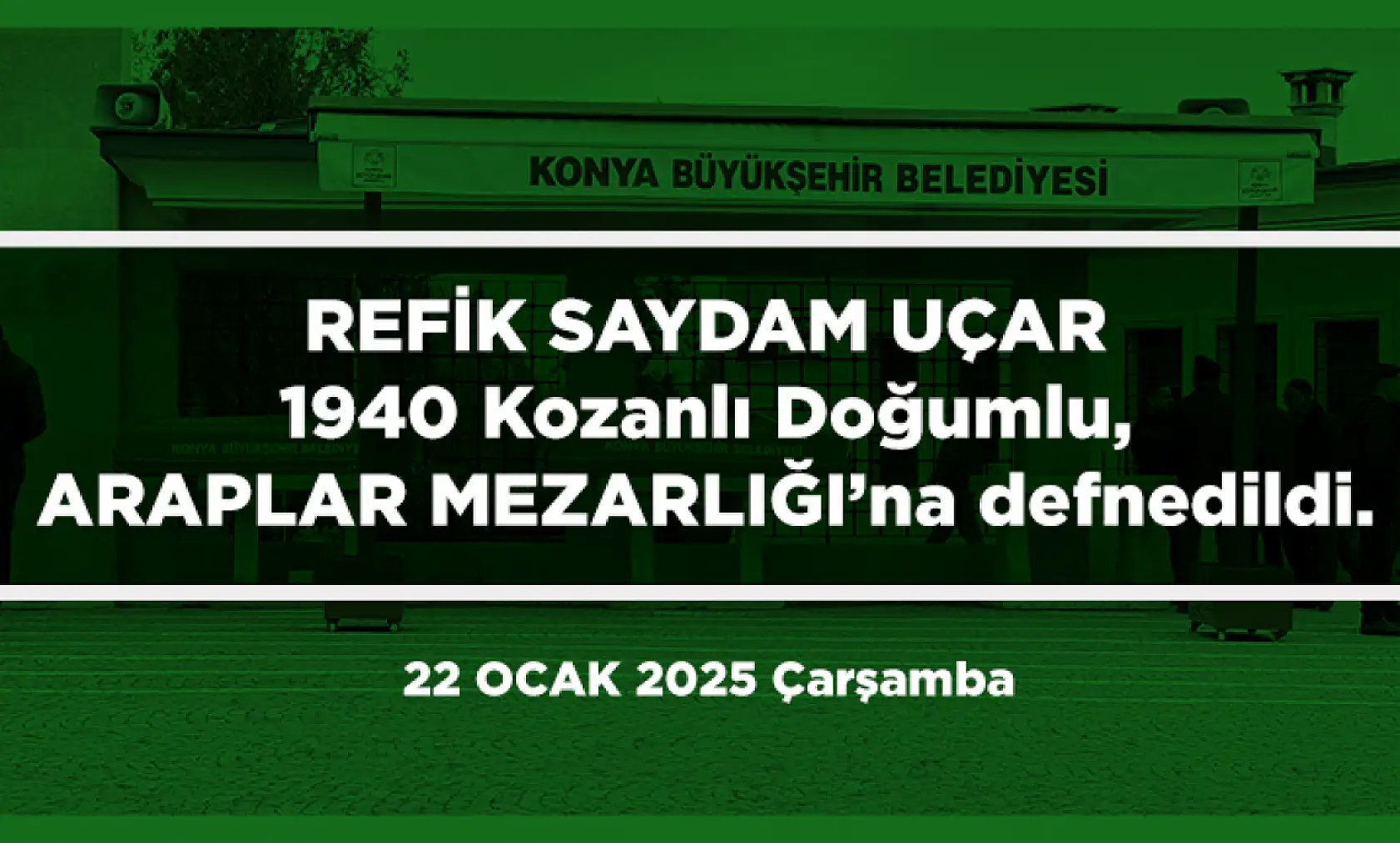 Konya'da Bugün 11 Kişi Son Yolculuğuna Uğurlandı (23 Ocak 2025)