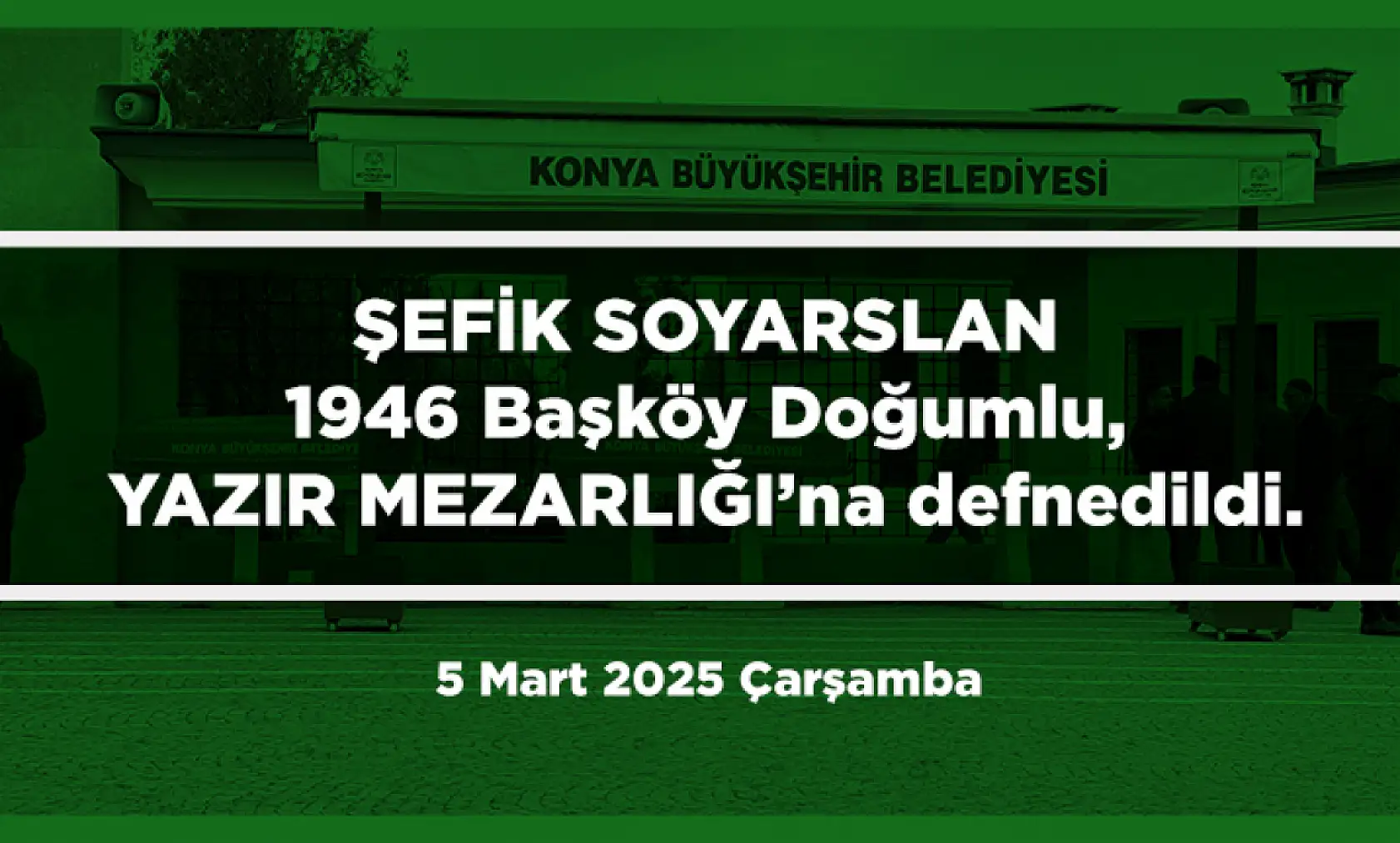 Konya'da Hayatını Kaybeden 26 kişi Bugün Toprağa Verildi