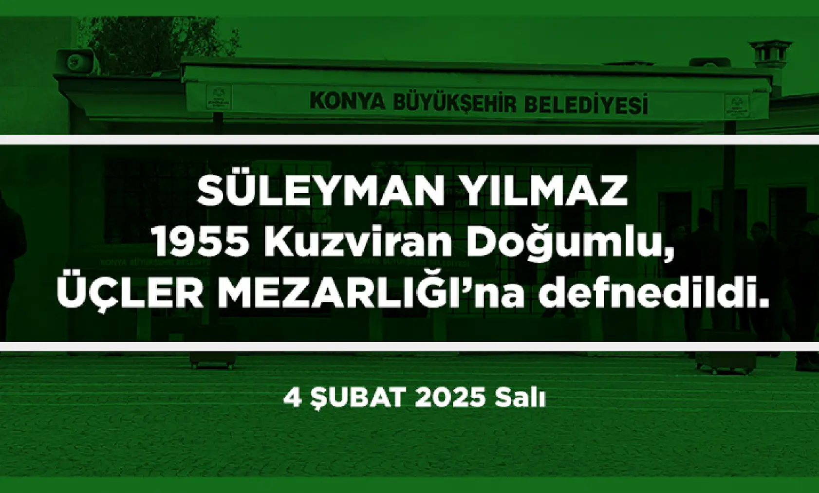 Konya'da Bugün 23 Kişi Toprağa Verildi (04 Şubat 2025)