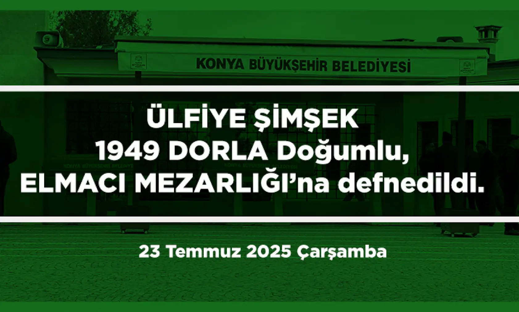 Konya'da 23 Temmuz'da 14 Kişi Hayatını Kaybetti