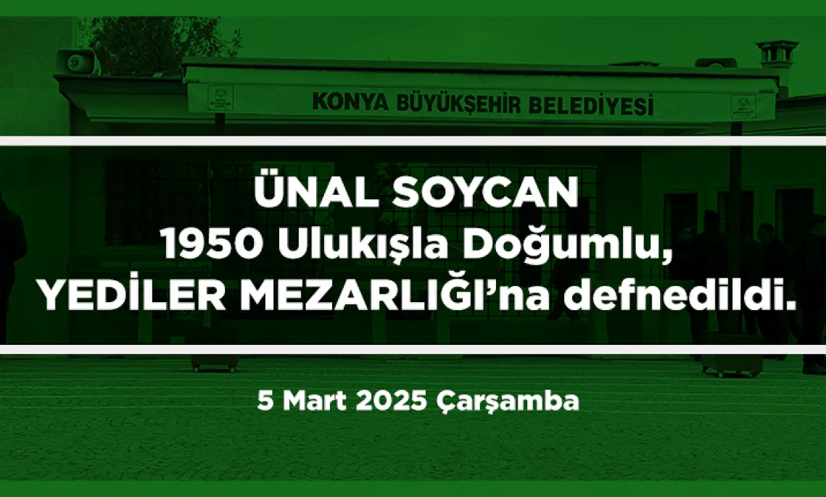 Konya'da Hayatını Kaybeden 26 kişi Bugün Toprağa Verildi