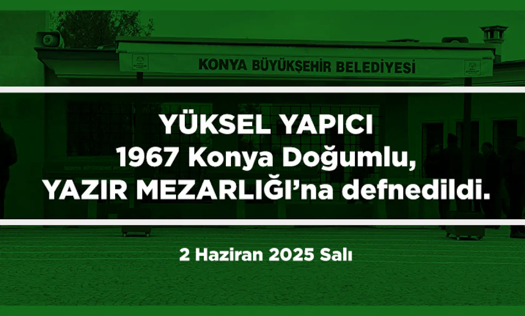 Konya'da 2 Haziran'da 14 Kişi Hayatını Kaybetti