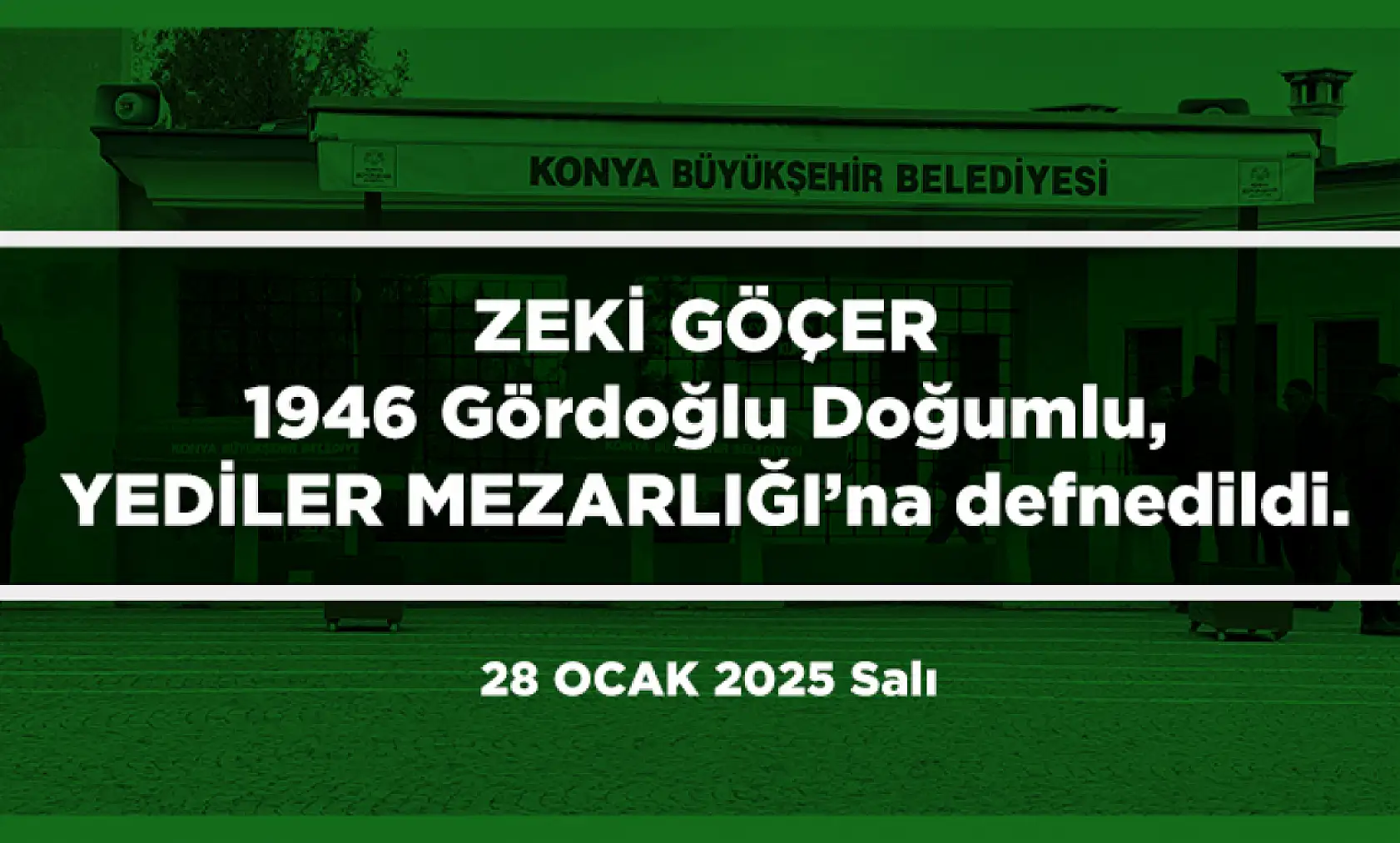 Konya'da Bugün 22 Kişi Toprağa Verildi (28 Ocak 2025)