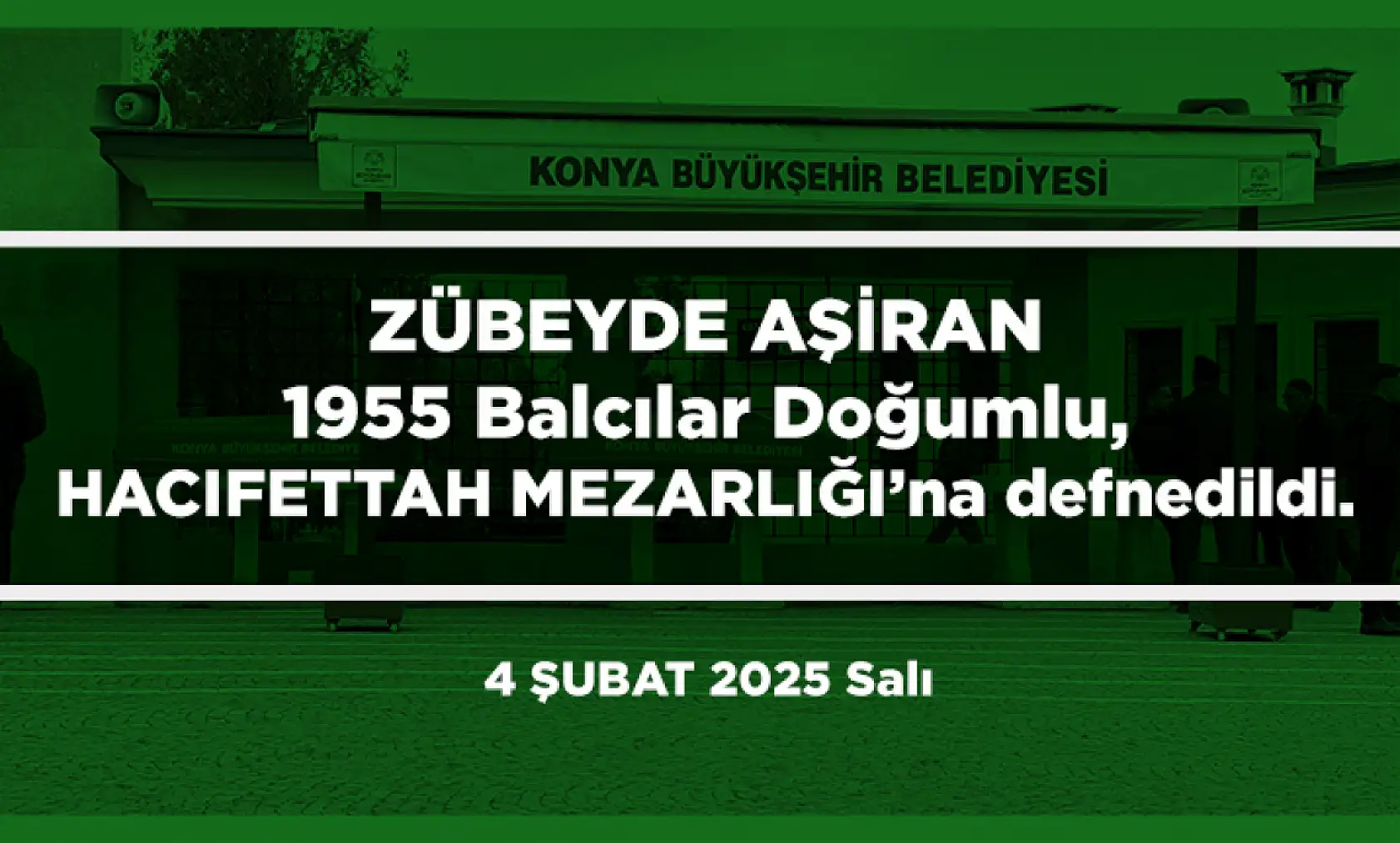 Konya'da Bugün 23 Kişi Toprağa Verildi (04 Şubat 2025)