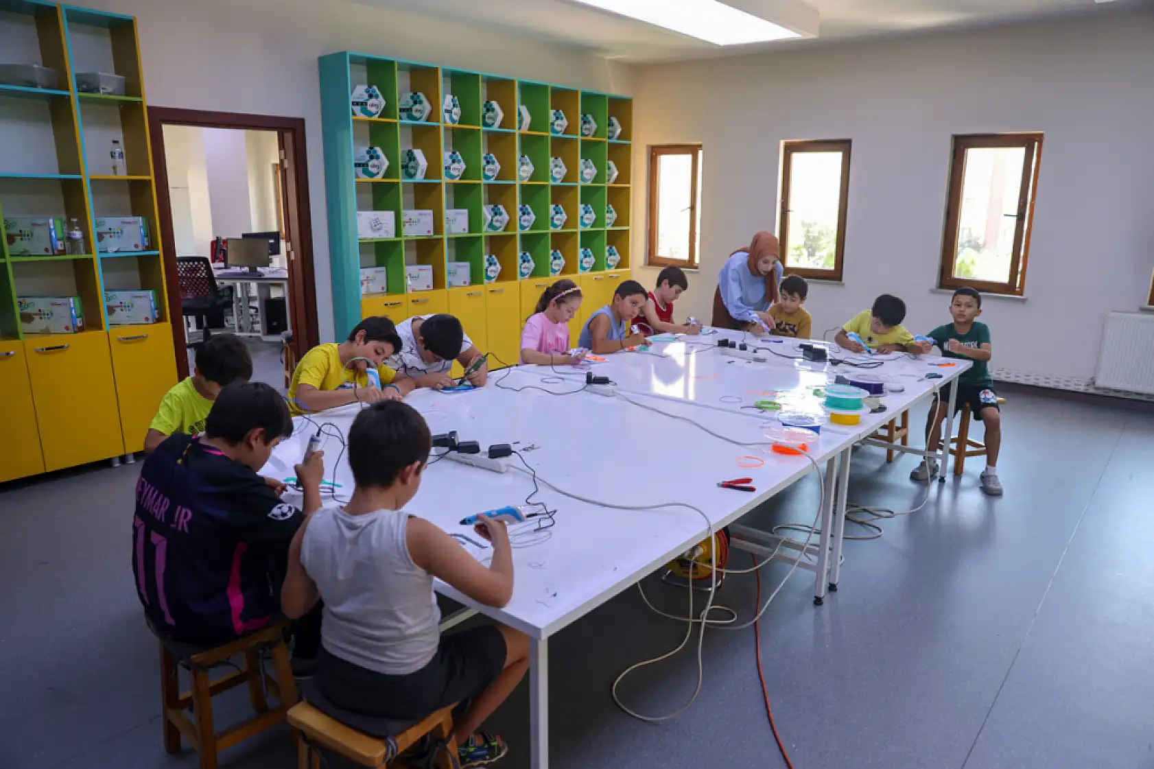 Selçuklu'nun SETAP Atölyeleri Dolup Taşıyor: 510 Öğrenci Yaz Tatilini Gelişimle Geçiriyor