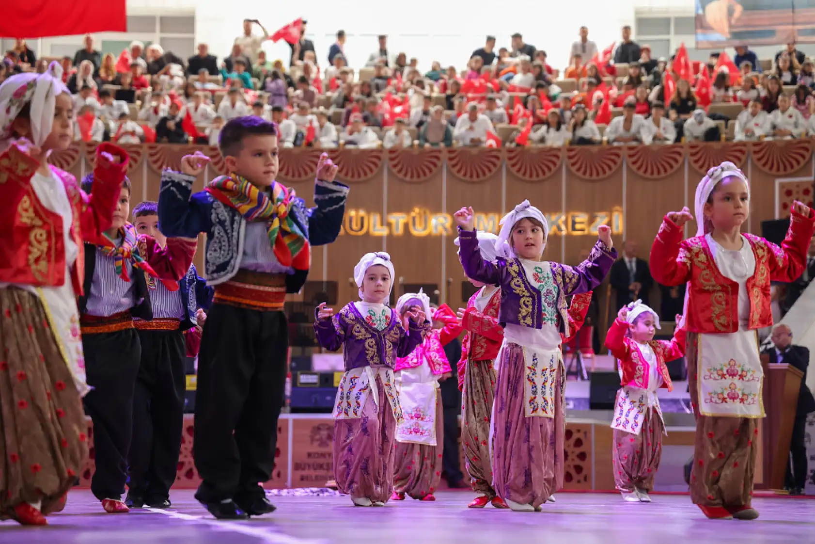 Çocukların Bayramı Konya'da Büyük Bir Coşkuyla Kutlandı