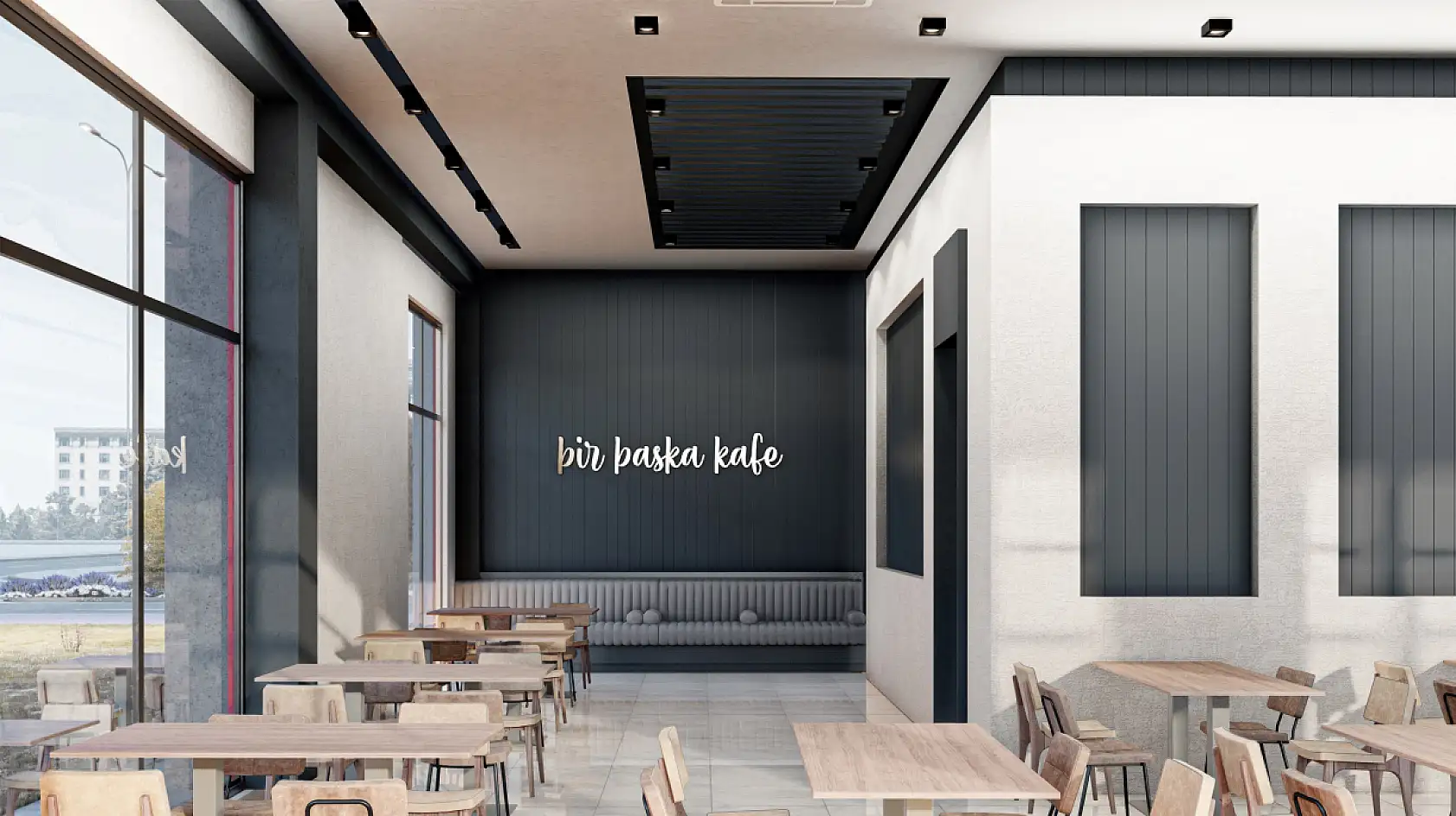 Karatay'da Çelebi Kafe Karatay'ın yapımı sürüyor