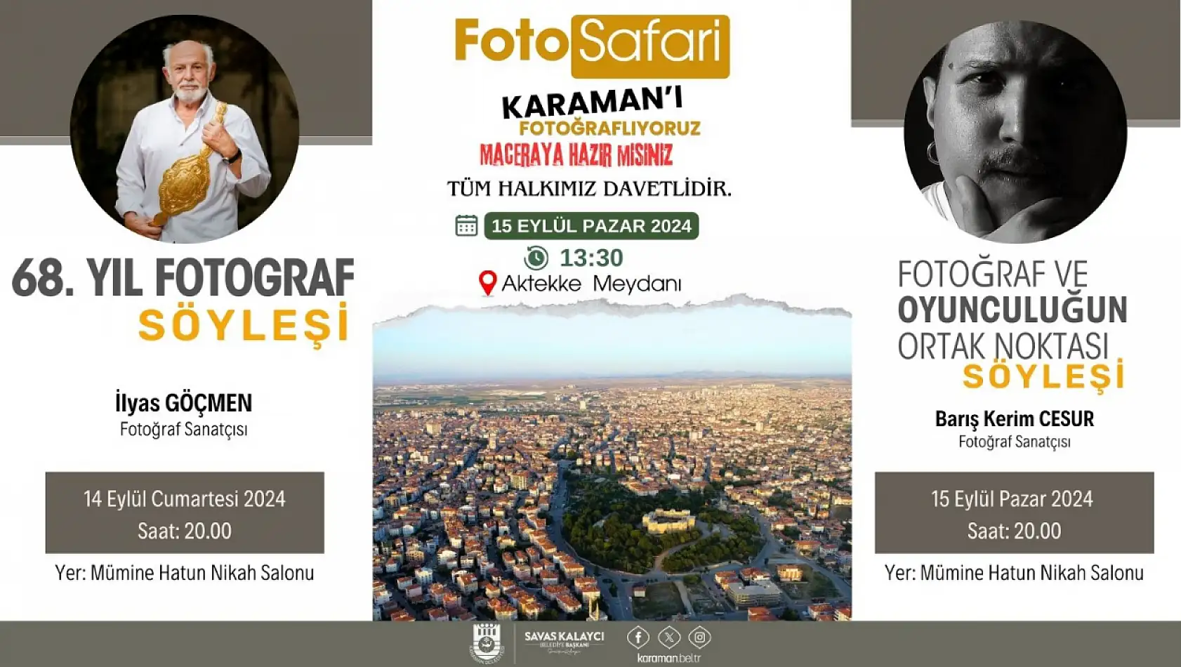 Karaman'da Sanat Rüzgarı! Fotoğraf Şöleni Başlıyor!