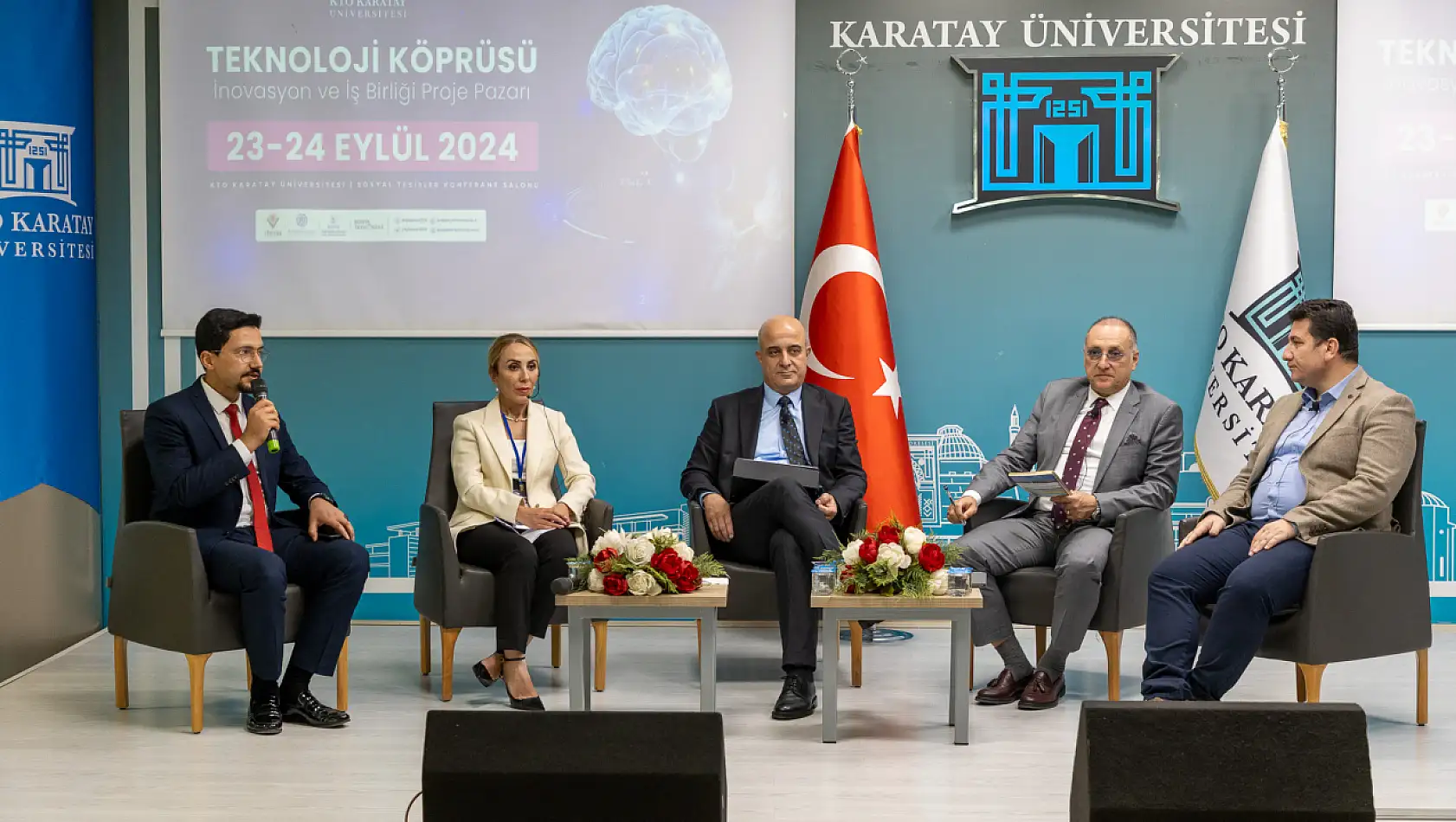 'Teknoloji Köprüsü: İnovasyon ve İş Birliği Proje Pazarı' KTO Karatay Üniversitesi ev sahipliğinde gerçekleşti