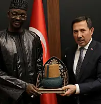 Senegal Ankara Büyükelçisi Diop'tan Başkan Kılca'ya ziyaret.