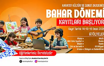Karatay Kültür Ve Sanat Akademisi'Nde Bahar Dönemi Kayıtları Başlıyor