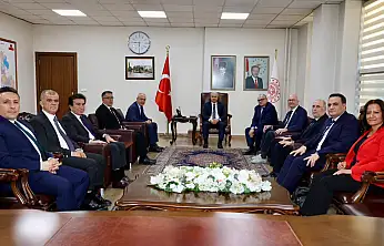 Konya'da Bisikletin Zirvesinden Vali Akın'a Ziyaret