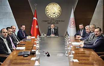 Konya Heyeti Sanayi Ve Teknoloji Bakanı Mehmet Fatih Kacır'I Ziyaret Etti