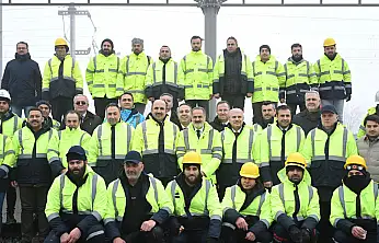 Konyaray Banliyö Hattı'nda Ray Birleştirme Kaynak Programı Yapıldı