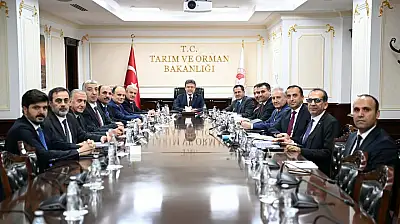 Konya Protokolü Ankara'Da Bakan Yumakli Ile Bir Araya Geldi