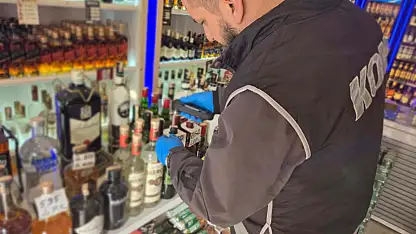 Konya Emniyetinden Yilbaşi Öncesi 'Kaçak-Sahte Alkollü İçki' Denetimi