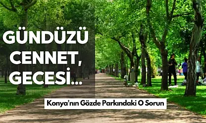 Konya'nın Saklı Cenneti: Kozağaç Parkı'nın Tek Eksiği Var