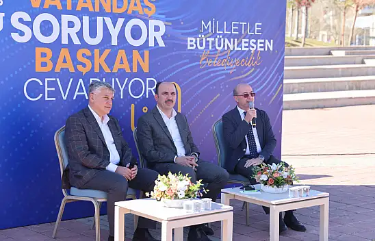 Başkanlar sahada: Selçuklu'da sorular cevaplarını buldu!