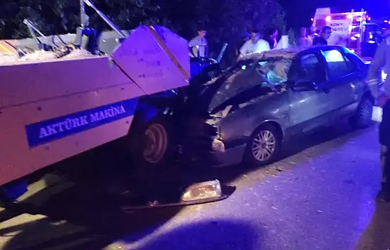 Kadınhanı'nda Kaza: karı- kocayı ölüm ayırdı