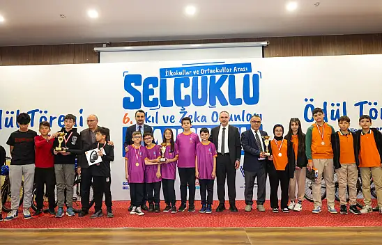 Konya'da 341 öğrenci zekâsını yarıştırdı! İşte kazananlar