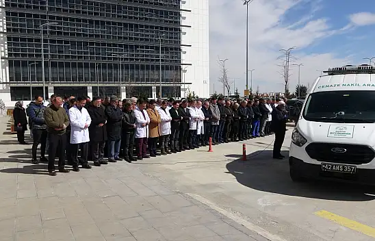 Konya'da hayatını kaybeden profesöre son görev!