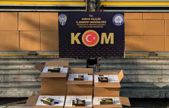 Konya'da kaçakçılık operasyonu: Bir gözaltı!