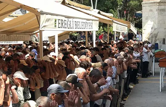 Konya'da kazada ölen motosiklet sürücüsü son yolculuğuna uğurlandı