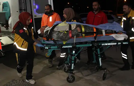 Konya'da mermer ocağında iş kazası: 1 yaralı