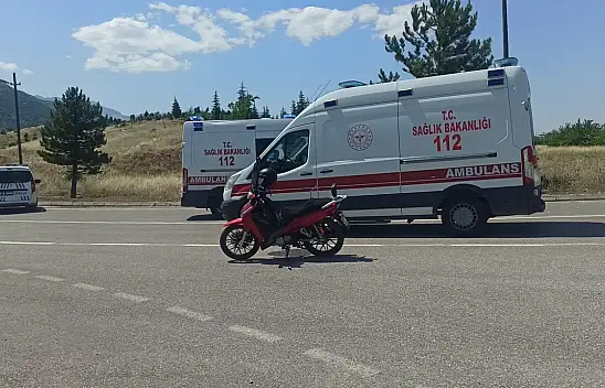 Konya'da motosiklet kazası: 2 yaralı!