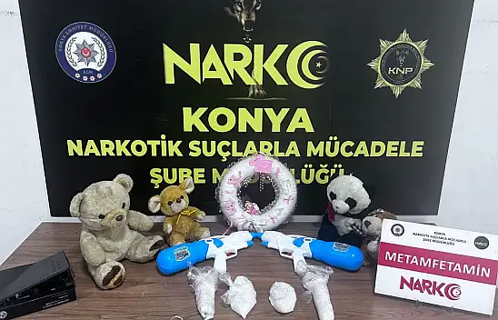 Konya'da oyuncakların içinden uyuşturucu çıktı!