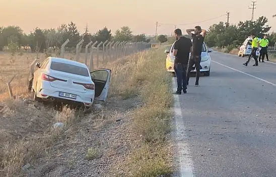 Konya'da şoförün hakimiyetinden çıkan otomobil dehşete neden oldu!