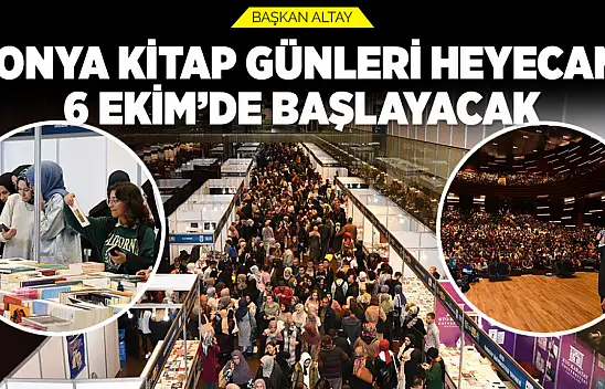 Konya Kitap Günleri 6 Ekim'de başlıyor
