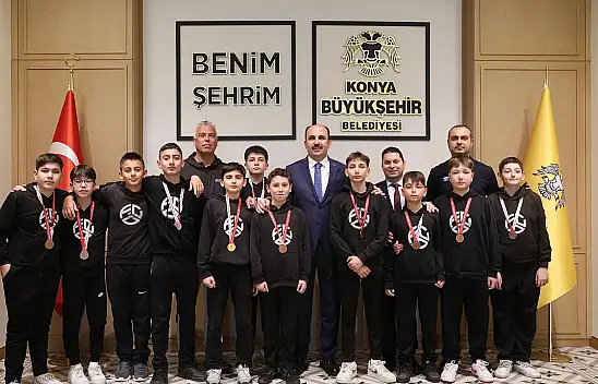 Konya'nın genç file bekçileri Türkiye üçüncüsü oldu