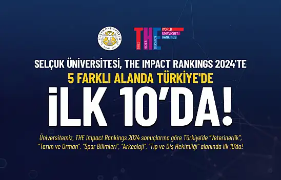 Konya'nın o üniversitesinden büyük başarı