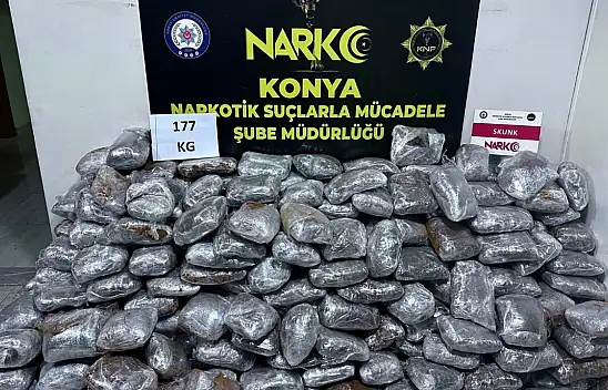 Konya polisinden uyuşturucuya darbe