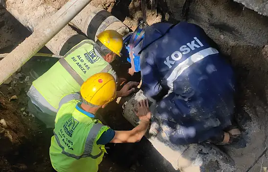 KOSKİ Numune Hastanesinde günlük 20 metreküplük su kaybını önledi