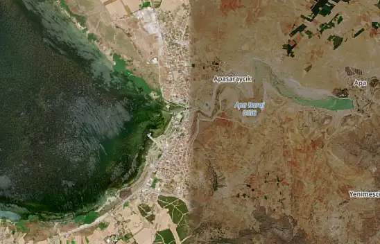 Uydu Görüntüleri Acı Gerçeği Gözler Önüne Serdi: Apa Barajı ve Beyşehir Gölü'nde Sular Çekiliyor