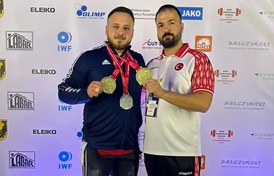 Selçuk Üniversitesi öğrencisi Milli Halterci Burun, Avrupa şampiyonu