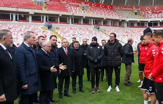 Sivasspor'a Konyaspor maçı öncesi moral ziyareti!
