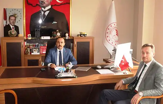 Yunak Kaymakamı Pelvan'dan, ilçe tarım ve orman müdürlüğüne ziyaret